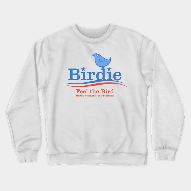 Feel the Bird Crewneck Sweatshirt by fishbiscuit